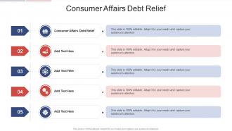 Consumer Affairs Debt Relief In Powerpoint And Google Slides Cpb