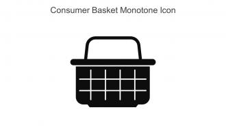 Consumer Basket Monotone Icon In Powerpoint Pptx Png And Editable Eps Format