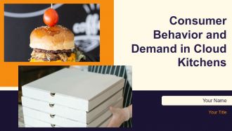 Consumer Behavior And Demand In The Cloud Kitchen Sector PPT Mockup AT