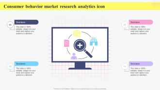 Consumer Behavior Market Research Analytics Icon