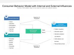 Consumer Behavior Model With Internal And External Influences