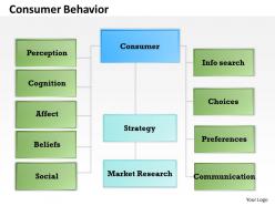 Consumer behavior powerpoint template slide