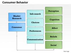 Consumer behavior powerpoint template slide