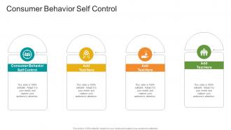 Consumer Behavior Self Control In Powerpoint And Google Slides Cpb