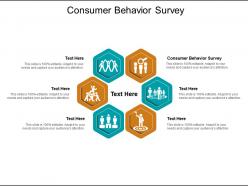 Consumer behavior survey ppt powerpoint presentation pictures structure cpb