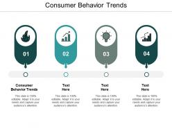 Consumer behavior trends ppt powerpoint presentation ideas diagrams cpb