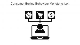 Consumer Buying Behaviour Monotone Icon In Powerpoint Pptx Png And Editable Eps Format