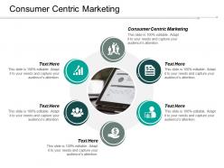 Consumer centric marketing ppt powerpoint presentation outline diagrams cpb