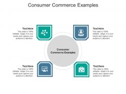 Consumer commerce examples ppt powerpoint presentation model layout ideas cpb