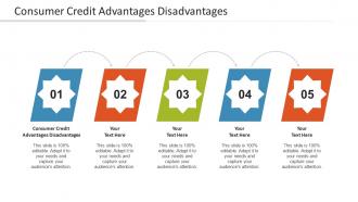 Consumer Credit Advantages Disadvantages Ppt Powerpoint Model Cpb