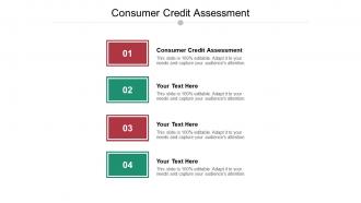 Consumer credit assessment ppt powerpoint presentation layouts mockup cpb