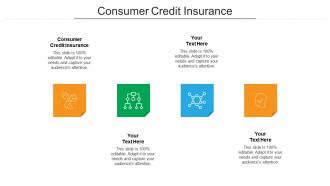 Consumer credit insurance ppt powerpoint presentation professional mockup cpb