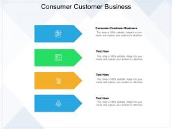 Consumer customer business ppt powerpoint presentation model summary cpb