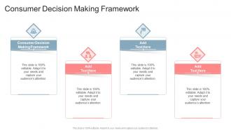Consumer Decision Making Framework In Powerpoint And Google Slides Cpb