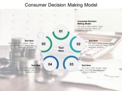 Consumer decision making model ppt powerpoint presentation gallery show cpb