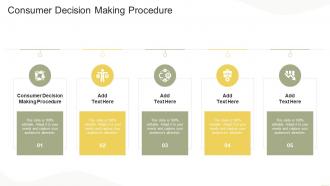 Consumer Decision Making Procedure In Powerpoint And Google Slides Cpb