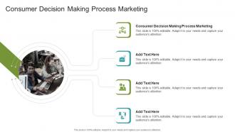 Consumer Decision Making Process Marketing In Powerpoint And Google Slides Cpb