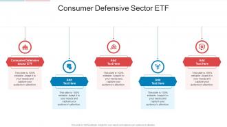Consumer Defensive Sector ETF In Powerpoint And Google Slides Cpb