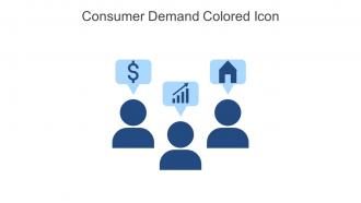 Consumer Demand Colored Icon In Powerpoint Pptx Png And Editable Eps Format