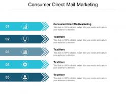 Consumer direct mail marketing ppt powerpoint presentation inspiration model cpb