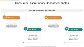 Consumer Discretionary Consumer Staples In Powerpoint And Google Slides Cpb
