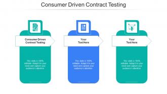 Consumer Driven Contract Testing Ppt Powerpoint Presentation Ideas Design Ideas Cpb