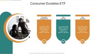 Consumer Durables ETF In Powerpoint And Google Slides Cpb