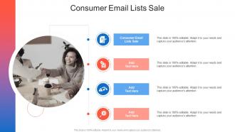 Consumer Email Lists Sale In Powerpoint And Google Slides Cpb