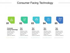Consumer facing technology ppt powerpoint presentation show background designs cpb