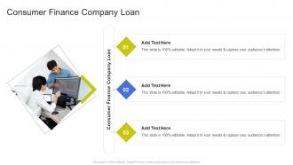 Consumer Finance Company Loan In Powerpoint And Google Slides Cpb