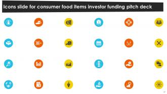 Consumer Food Items Investor Funding Pitch Deck Ppt Template Colorful Slides