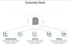 Consumer good ppt powerpoint presentation icon slide download cpb
