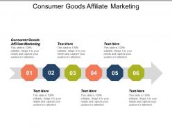 Consumer goods affiliate marketing ppt powerpoint presentation icon shapes cpb