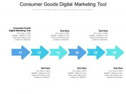 Consumer goods digital marketing tool ppt presentation inspiration graphics tutorials cpb