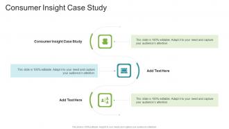 Consumer Insight Case Study In Powerpoint And Google Slides Cpb