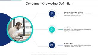 Consumer Knowledge Definition In Powerpoint And Google Slides Cpb