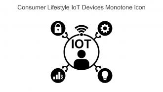 Consumer Lifestyle IoT Devices Monotone Icon In Powerpoint Pptx Png And Editable Eps Format