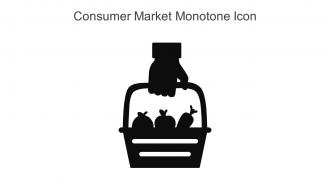 Consumer Market Monotone Icon In Powerpoint Pptx Png And Editable Eps Format