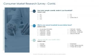 Consumer market research survey contd implementing customer strategy for your organization