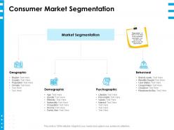 Consumer Market Segmentation Ppt Powerpoint Presentation Layouts Graphics