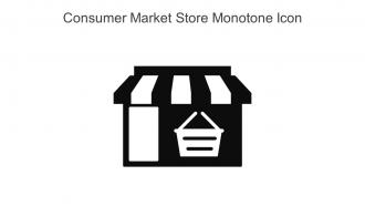 Consumer Market Store Monotone Icon In Powerpoint Pptx Png And Editable Eps Format