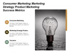 Consumer marketing marketing strategy product marketing success metrics cpb