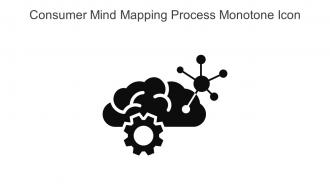 Consumer Mind Mapping Process Monotone Icon In Powerpoint Pptx Png And Editable Eps Format