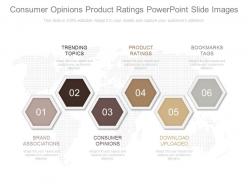 Consumer opinions product ratings powerpoint slide images