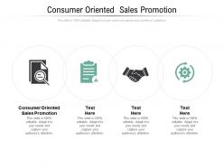 Consumer oriented sales promotion ppt powerpoint presentation gallery layouts cpb