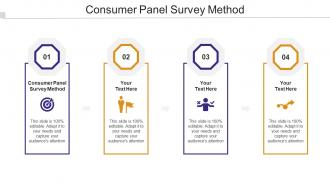 Consumer Panel Survey Method Ppt Powerpoint Presentation Gallery Graphics Cpb