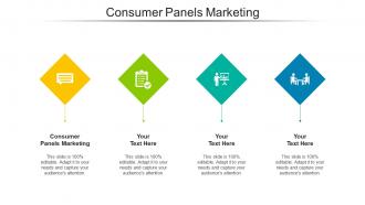 Consumer Panels Marketing Ppt Powerpoint Presentation Styles Good Cpb