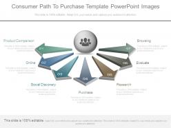 Consumer path to purchase template powerpoint images
