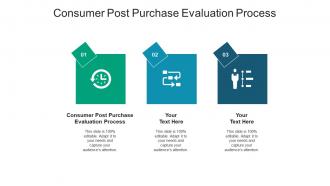 Consumer post purchase evaluation process ppt powerpoint presentation pictures backgrounds cpb