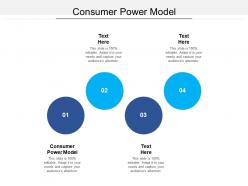 Consumer power model ppt powerpoint presentation show styles cpb